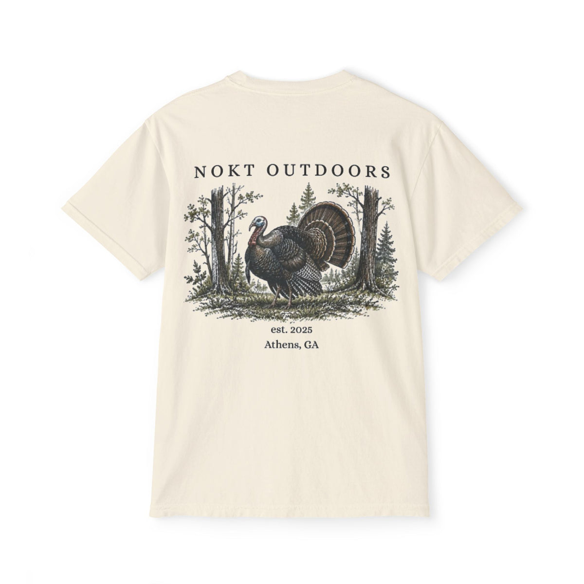 Turkey Graphic Pocket T-Shirt — Nokt Outdoors Back Print