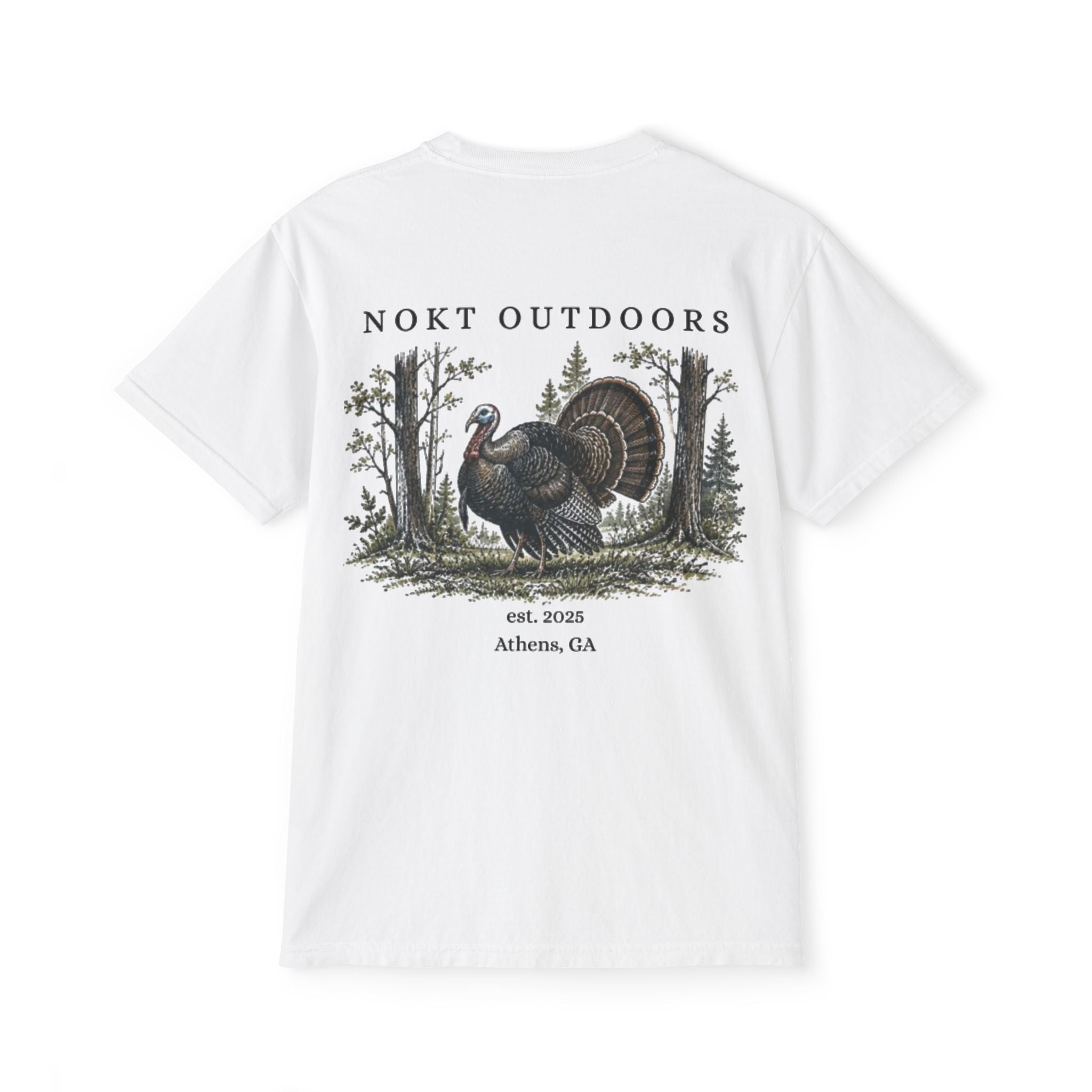 Turkey Graphic Pocket T-Shirt — Nokt Outdoors Back Print