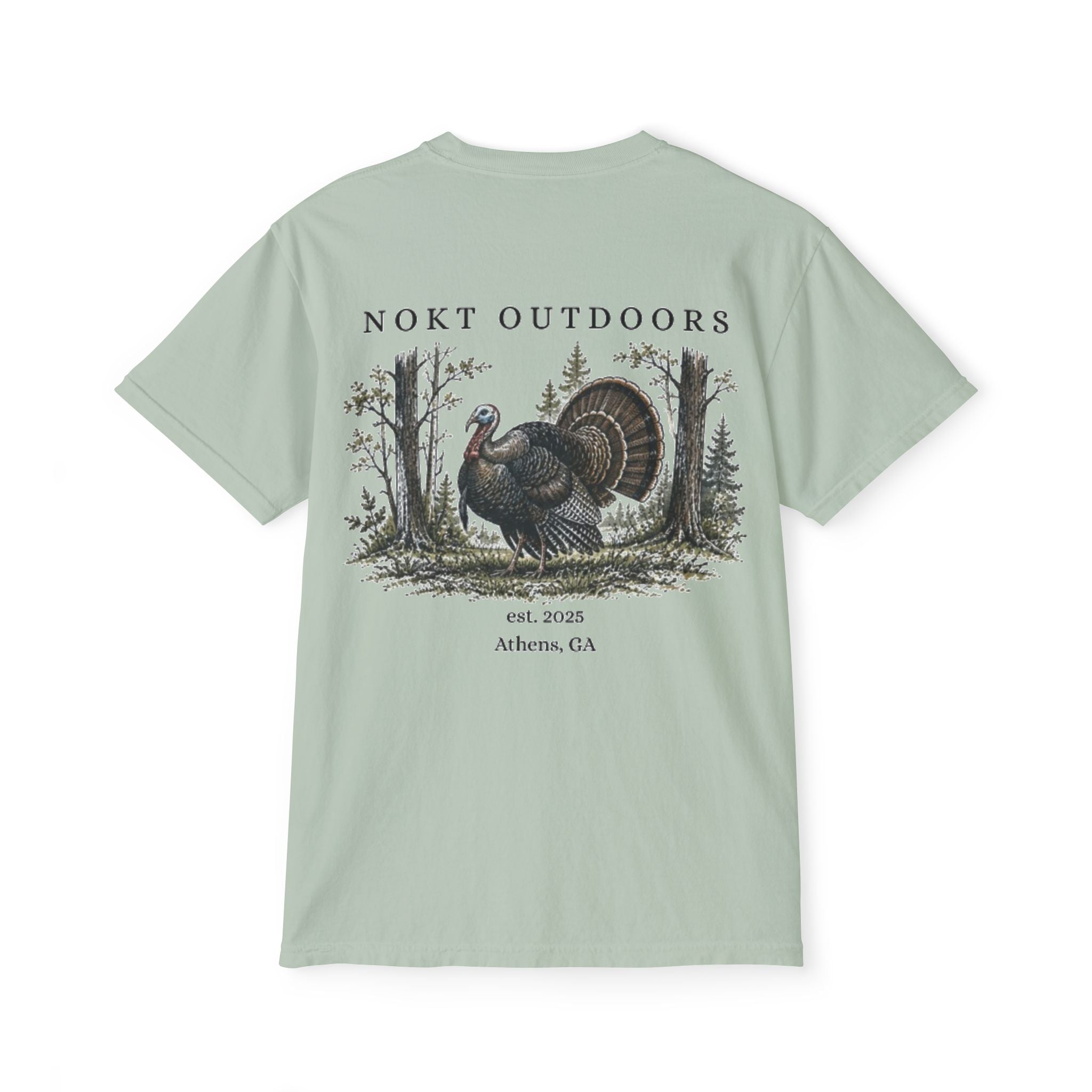 Turkey Graphic Pocket T-Shirt — Nokt Outdoors Back Print