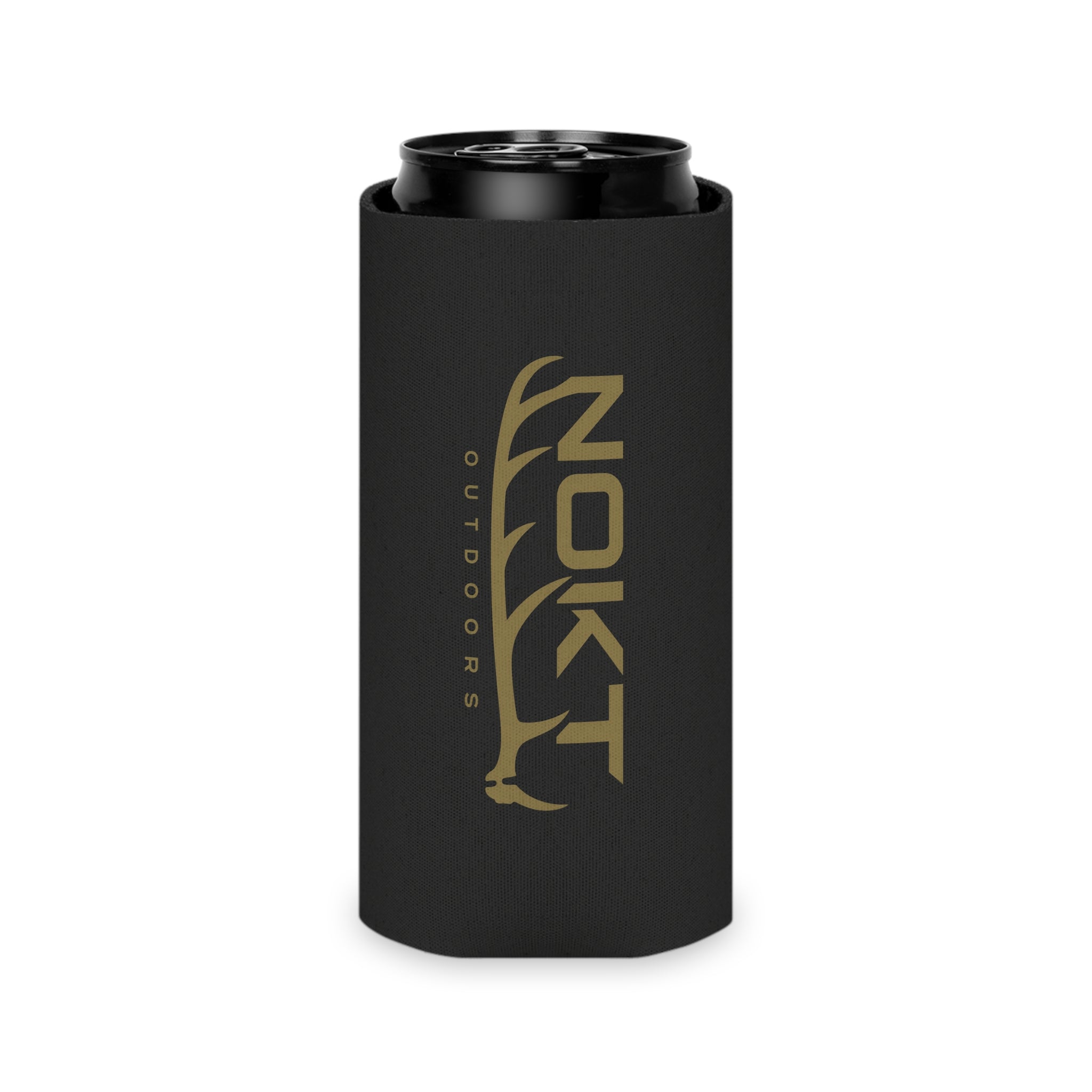 Nockt Outdoors Logo Koozie (Black & Army Green)