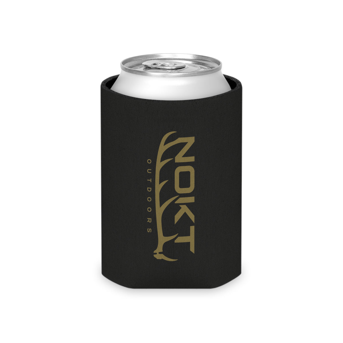 Nockt Outdoors Logo Koozie (Black & Army Green)